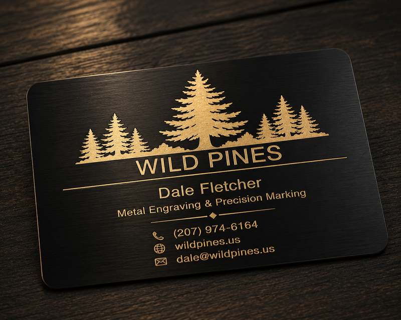 Premium Engraved Card